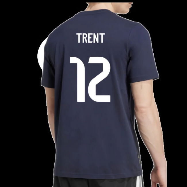 2025-2026 Real Madrid Seasonal Graphic Tee (Legend Ink) (Trent 12)