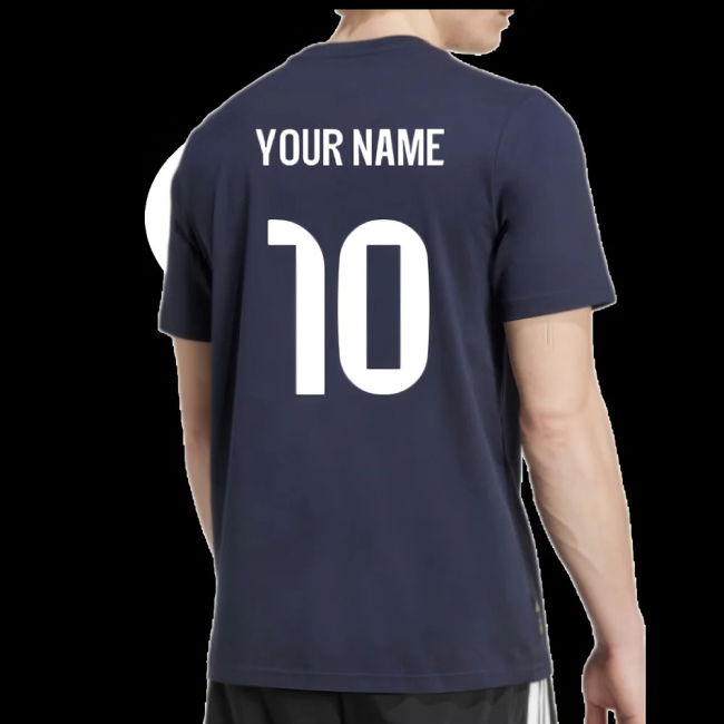 2025-2026 Real Madrid Seasonal Graphic Tee (Legend Ink) (Your Name)