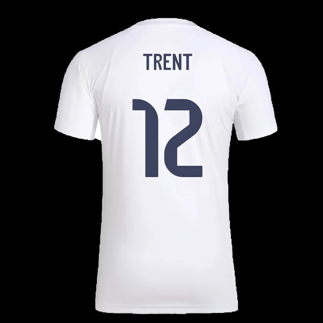 2025-2026 Real Madrid Seasonal Graphic Tee (White) (Trent 12)