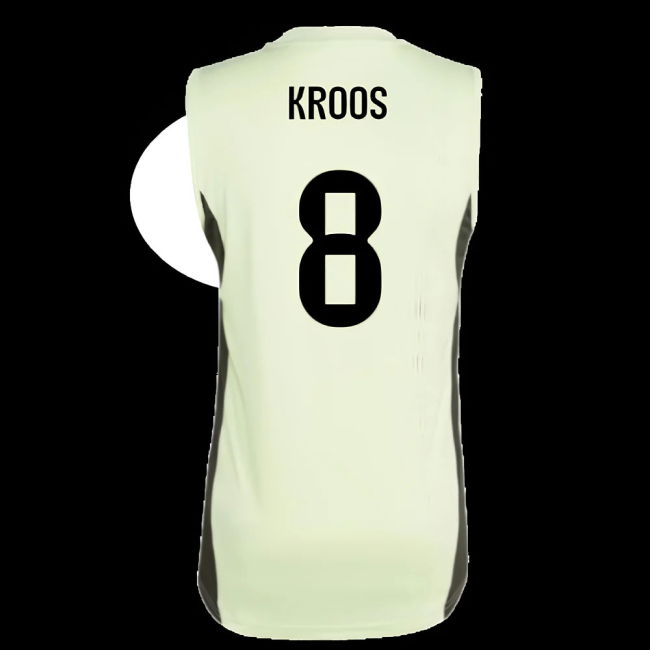 2025-2026 Real Madrid Sleeveless Training Jersey (Almost Lime) (Kroos 8)