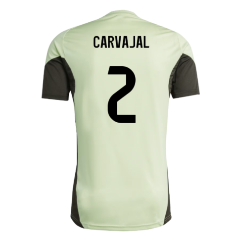 2025-2026 Real Madrid Training Jersey (Almost Lime) (Carvajal 2)