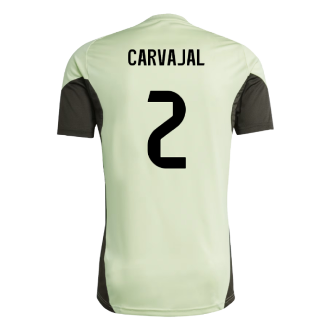 2025-2026 Real Madrid Training Jersey (Almost Lime) (Carvajal 2)