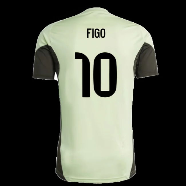2025-2026 Real Madrid Training Jersey (Almost Lime) (Figo 10)
