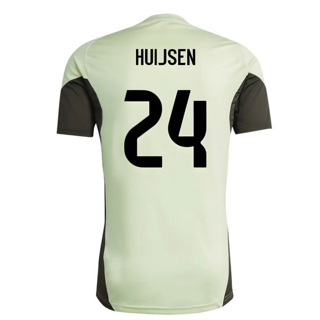 2025-2026 Real Madrid Training Jersey (Almost Lime) (Huijsen 24)