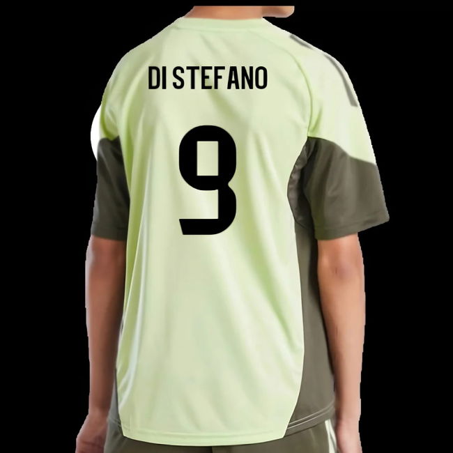 2025-2026 Real Madrid Training Jersey (Almost Lime) - Kids (Di Stefano 9)