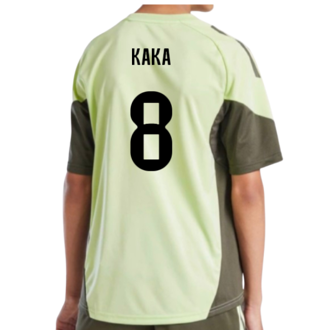 2025-2026 Real Madrid Training Jersey (Almost Lime) - Kids (Kaka 8)