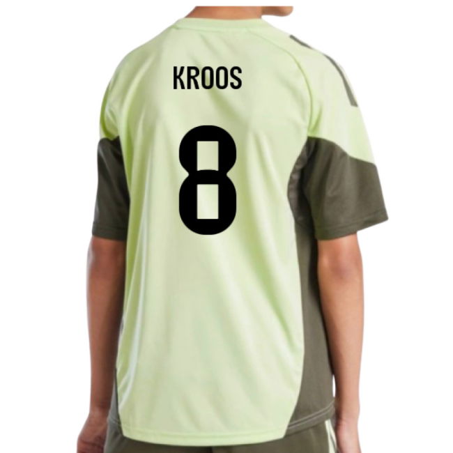 2025-2026 Real Madrid Training Jersey (Almost Lime) - Kids (Kroos 8)