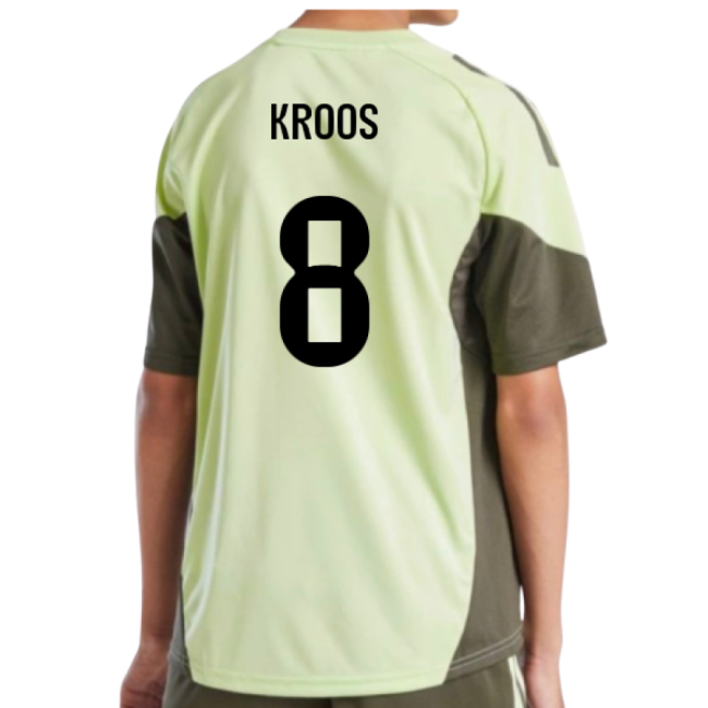 2025-2026 Real Madrid Training Jersey (Almost Lime) - Kids (Kroos 8)