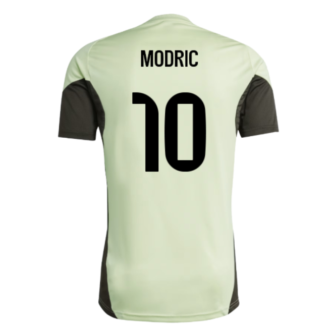 2025-2026 Real Madrid Training Jersey (Almost Lime) (Modric 10)