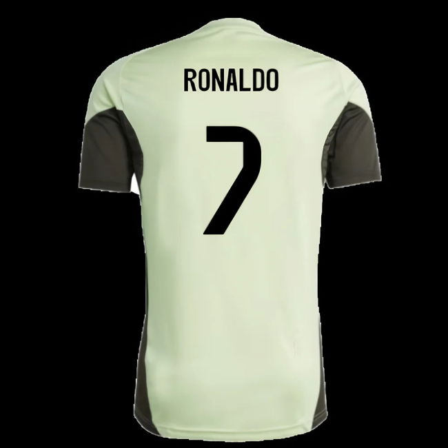 2025-2026 Real Madrid Training Jersey (Almost Lime) (Ronaldo 7)