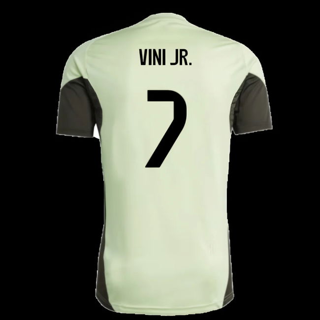 2025-2026 Real Madrid Training Jersey (Almost Lime) (Vini Jr. 7)