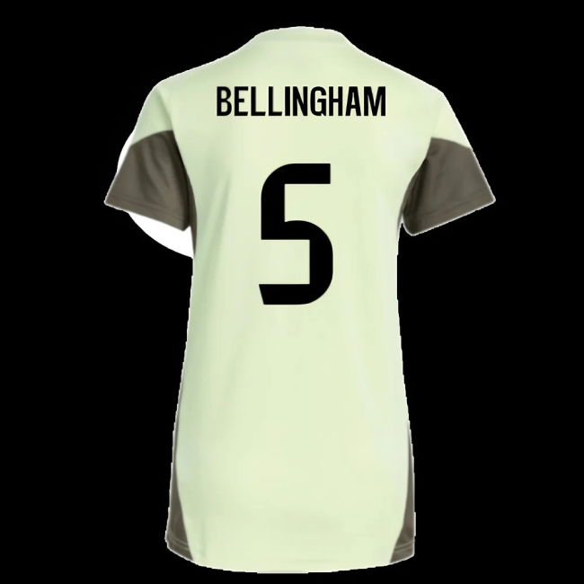 2025-2026 Real Madrid Training Jersey (Almost Lime) - Womens (Bellingham 5)