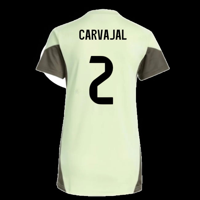 2025-2026 Real Madrid Training Jersey (Almost Lime) - Womens (Carvajal 2)