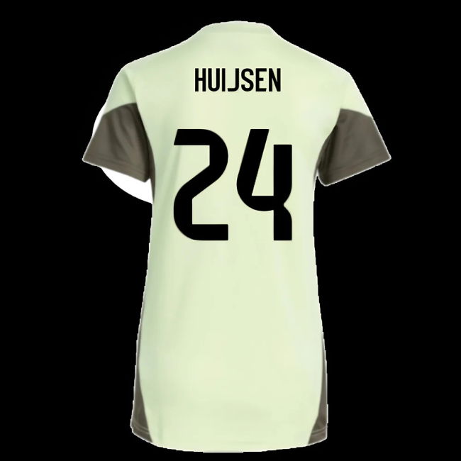2025-2026 Real Madrid Training Jersey (Almost Lime) - Womens (Huijsen 24)