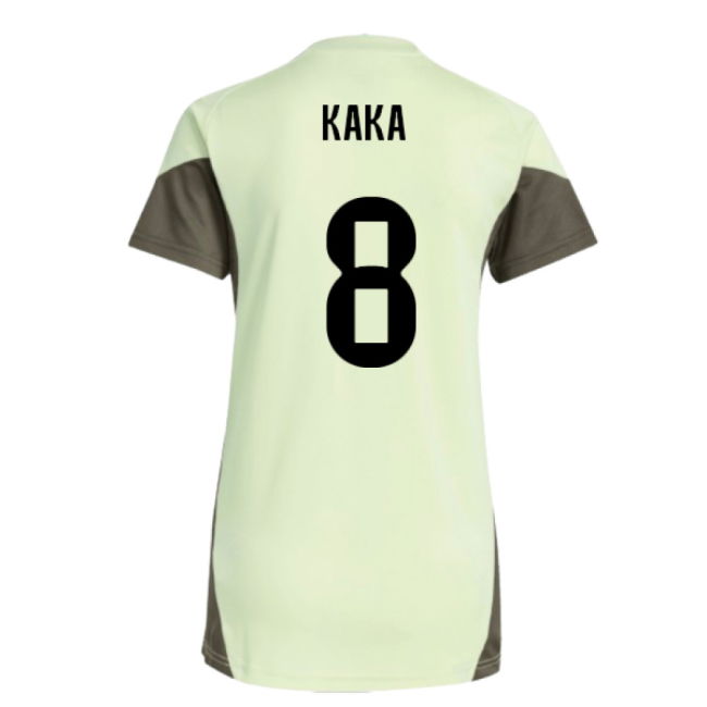 2025-2026 Real Madrid Training Jersey (Almost Lime) - Womens (Kaka 8)