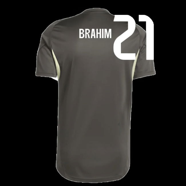 2025-2026 Real Madrid Training Jersey (Utility Grey) (Brahim 21)