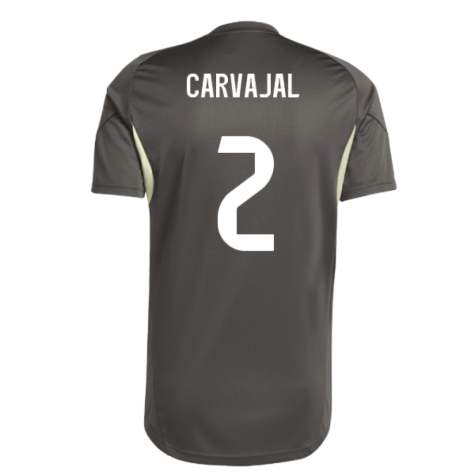2025-2026 Real Madrid Training Jersey (Utility Grey) (Carvajal 2)