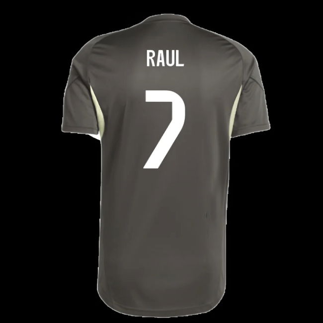 2025-2026 Real Madrid Training Jersey (Utility Grey) (Raul 7)