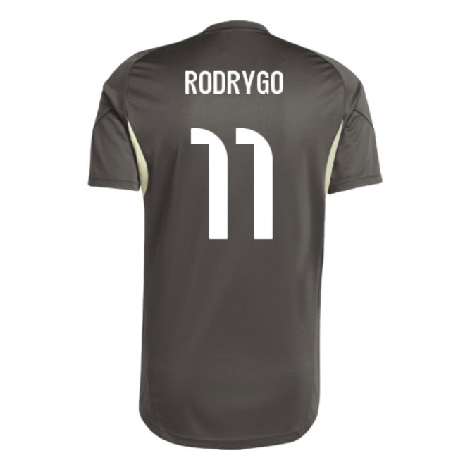 2025-2026 Real Madrid Training Jersey (Utility Grey) (Rodrygo 11)