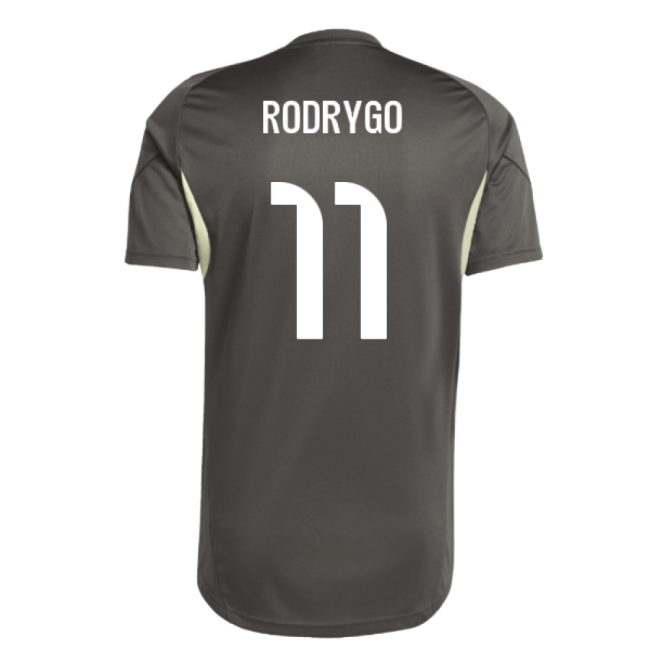 2025-2026 Real Madrid Training Jersey (Utility Grey) (Rodrygo 11)