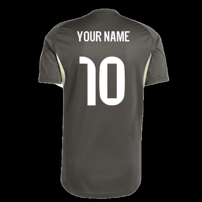 2025-2026 Real Madrid Training Jersey (Utility Grey) (Your Name)