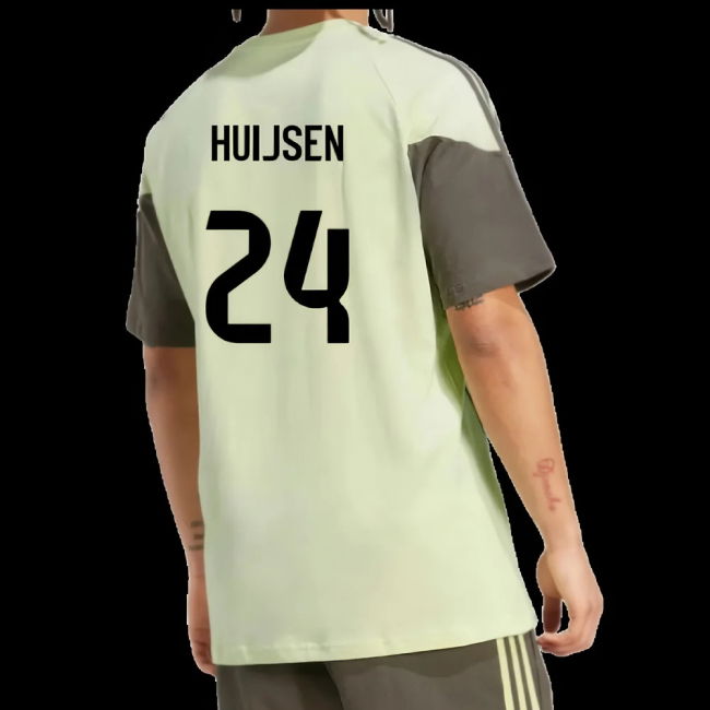 2025-2026 Real Madrid Training Tee (Almost Lime) (Huijsen 24)