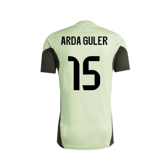 2025-2026 Real Madrid Training Tee (Almost Lime) - Kids (Arda Guler 15)