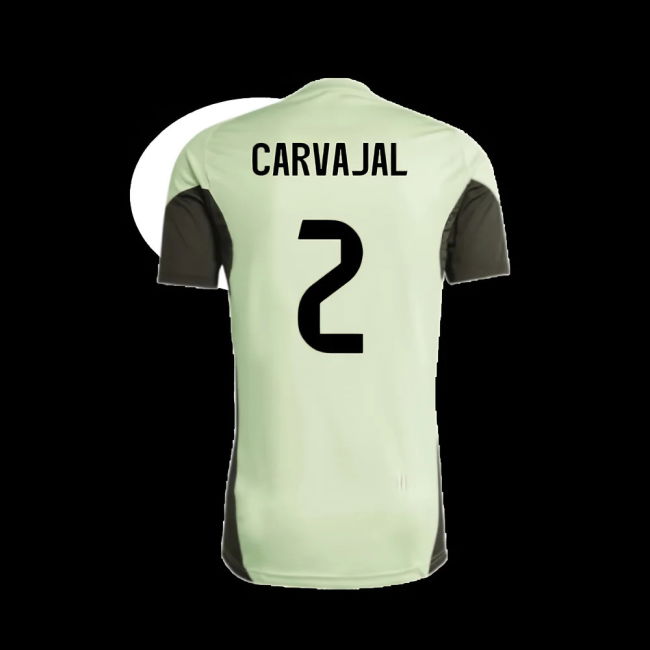 2025-2026 Real Madrid Training Tee (Almost Lime) - Kids (Carvajal 2)