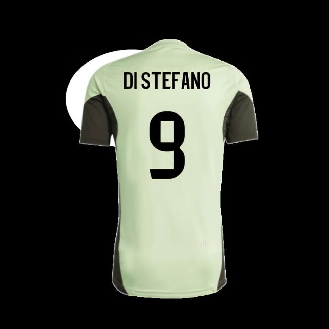 2025-2026 Real Madrid Training Tee (Almost Lime) - Kids (Di Stefano 9)