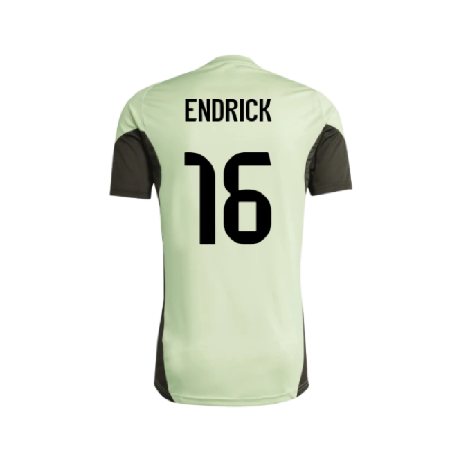 2025-2026 Real Madrid Training Tee (Almost Lime) - Kids (Endrick 16)
