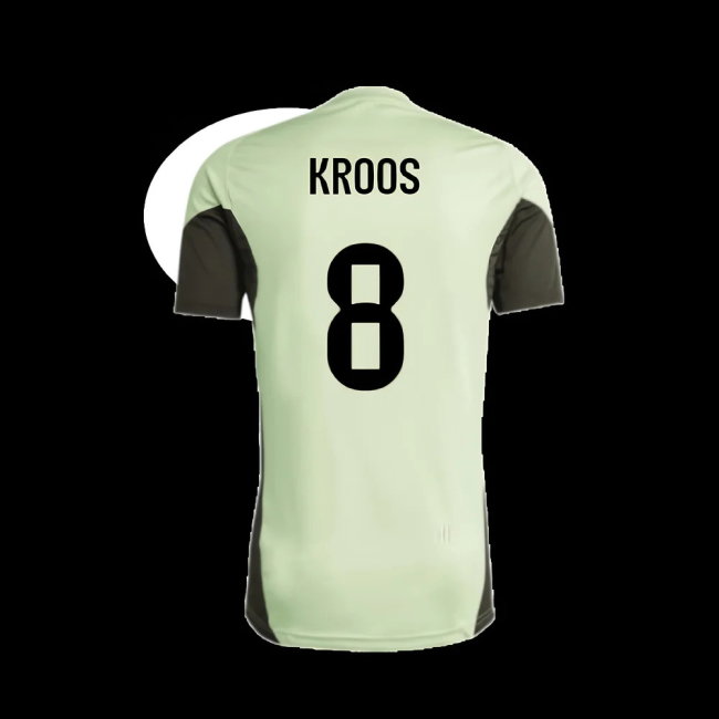 2025-2026 Real Madrid Training Tee (Almost Lime) - Kids (Kroos 8)