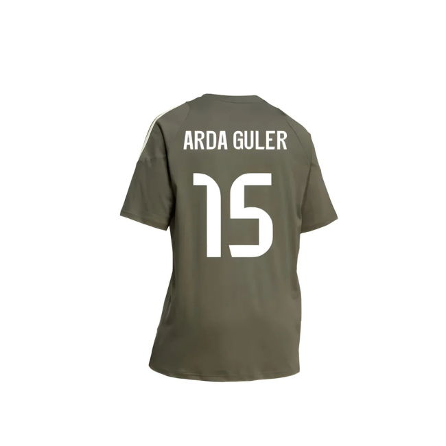 2025-2026 Real Madrid Training Tee (Utility Grey) (Arda Guler 15)