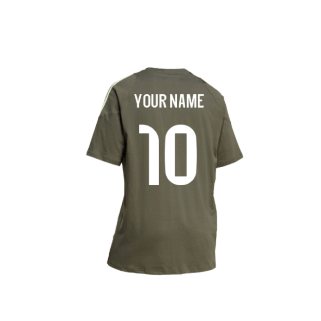 2025-2026 Real Madrid Training Tee (Utility Grey) (Your Name)