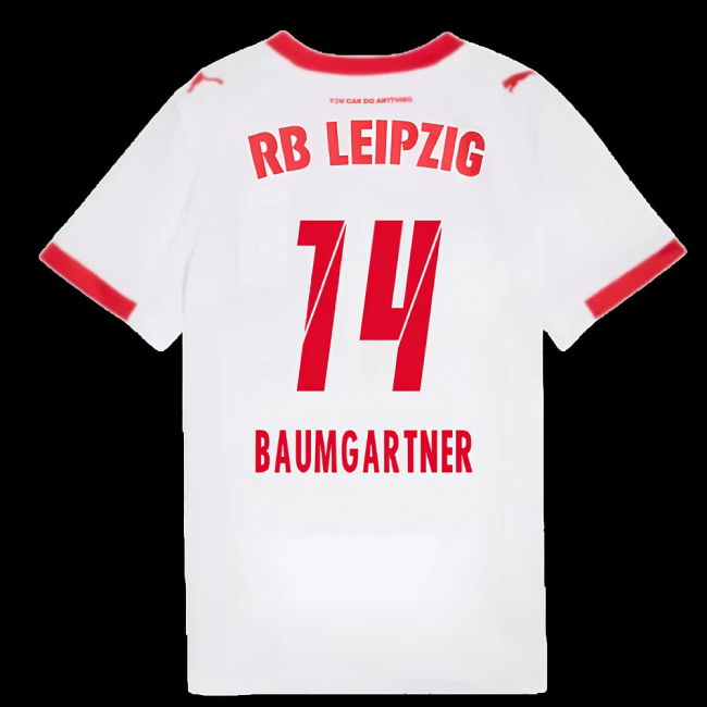 2025-2026 Red Bull Leipzig Home Shirt (Kids) (Baumgartner 14)