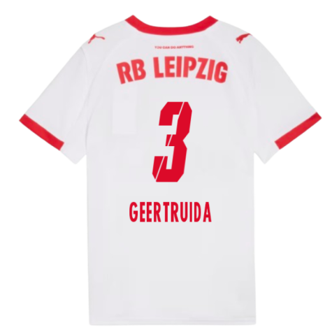 2025-2026 Red Bull Leipzig Home Shirt (Kids) (Geertruida 3)