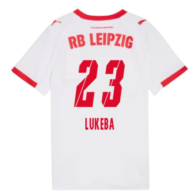 2025-2026 Red Bull Leipzig Home Shirt (Kids) (Lukeba 23)