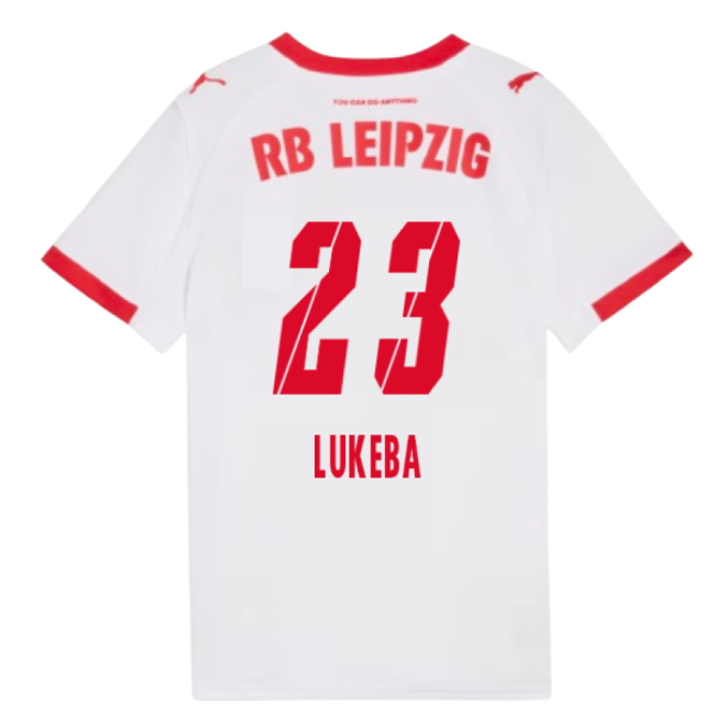 2025-2026 Red Bull Leipzig Home Shirt (Kids) (Lukeba 23)