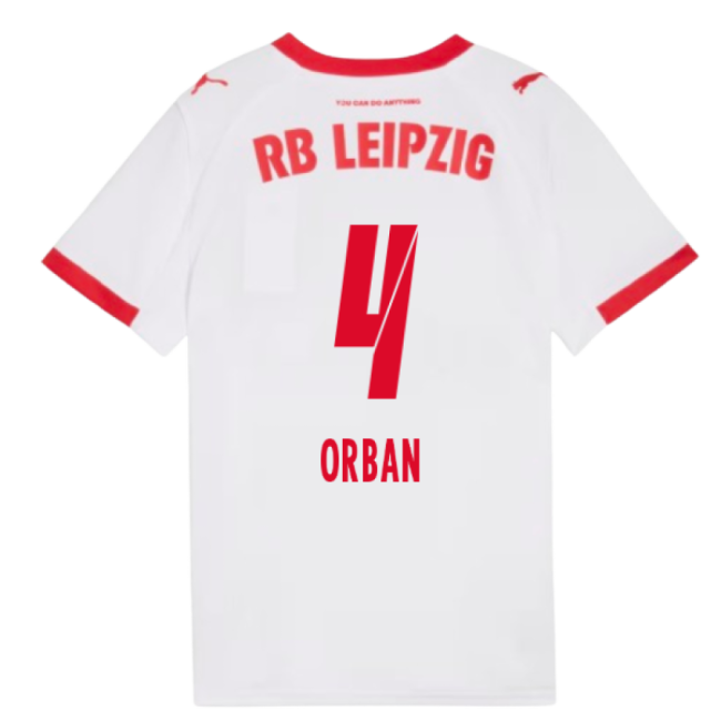 2025-2026 Red Bull Leipzig Home Shirt (Kids) (Orban 4)