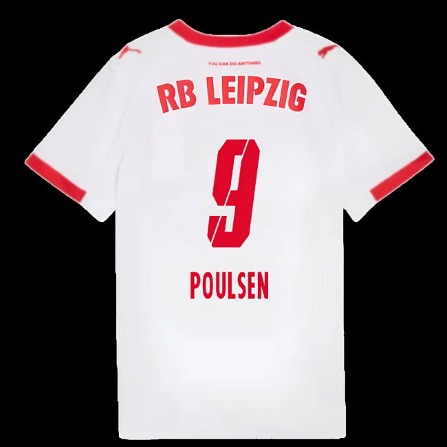 2025-2026 Red Bull Leipzig Home Shirt (Kids) (Poulsen 9)