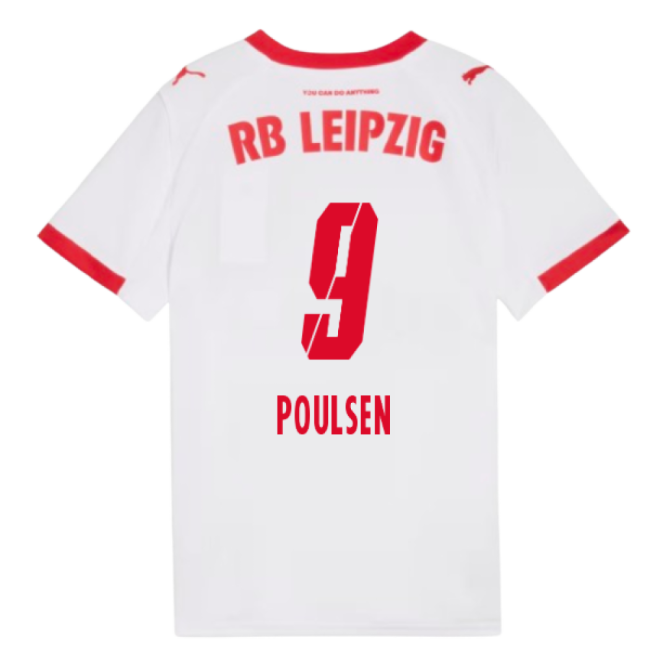 2025-2026 Red Bull Leipzig Home Shirt (Kids) (Poulsen 9)