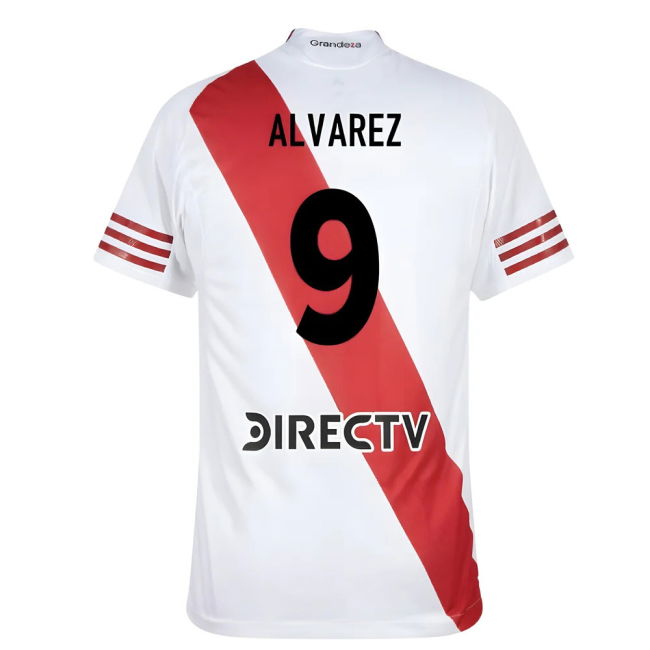 2025-2026 River Plate Authentic Home Shirt (Alvarez 9)
