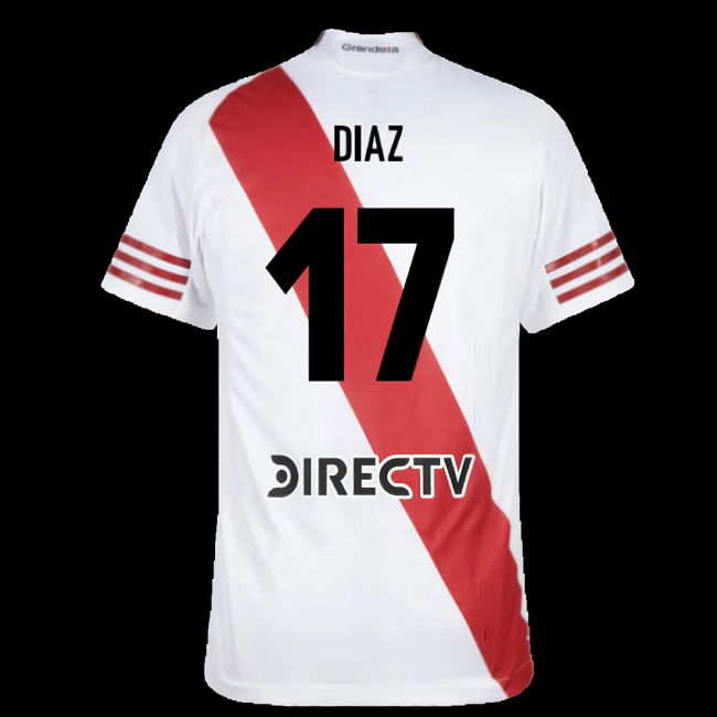 2025-2026 River Plate Authentic Home Shirt (Diaz 17)
