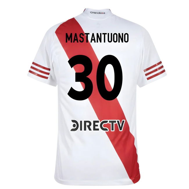 2025-2026 River Plate Authentic Home Shirt (Mastantuono 30)