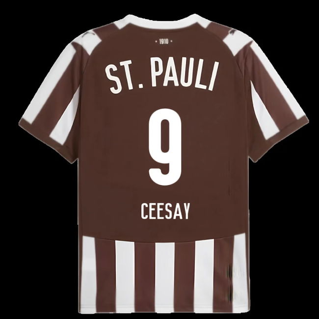 2025-2026 St Pauli Home Shirt (Ceesay 9)