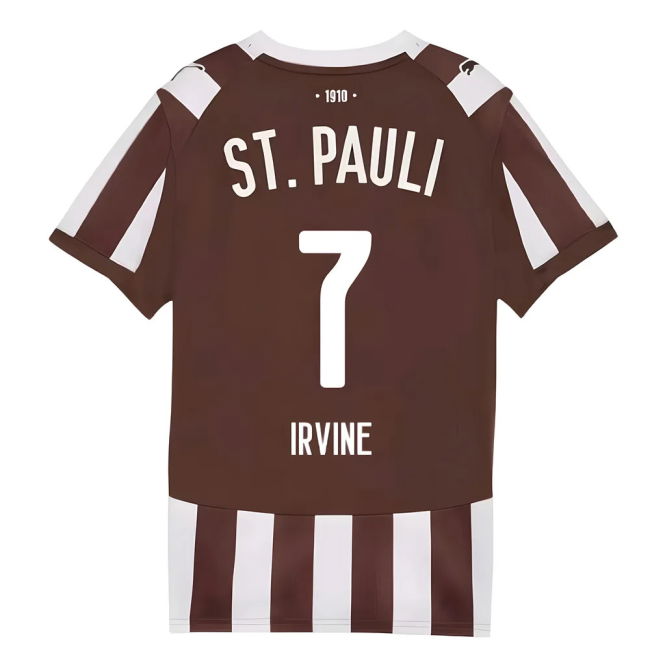 2025-2026 St Pauli Home Shirt (Kids) (Irvine 7)