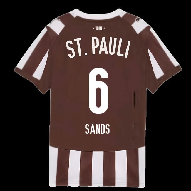 2025-2026 St Pauli Home Shirt (Kids) (Sands 6)