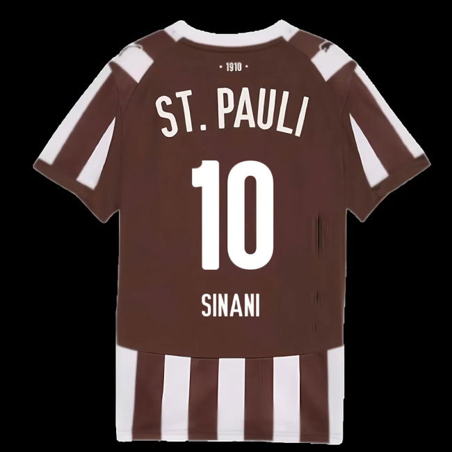 2025-2026 St Pauli Home Shirt (Kids) (Sinani 10)
