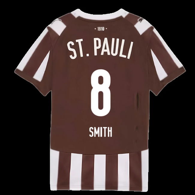 2025-2026 St Pauli Home Shirt (Kids) (Smith 8)