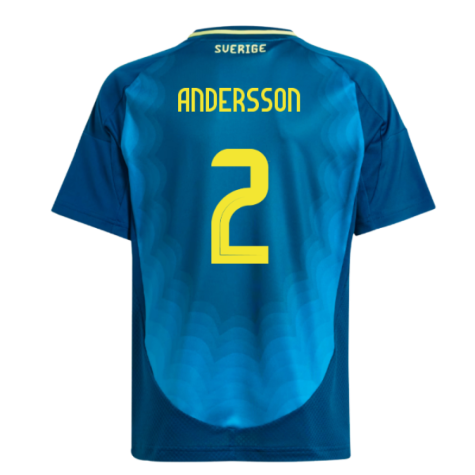 2025-2026 Sweden Womens Away Shirt (Kids) (Andersson 2)