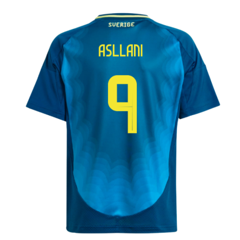 2025-2026 Sweden Womens Away Shirt (Kids) (Asllani 9)